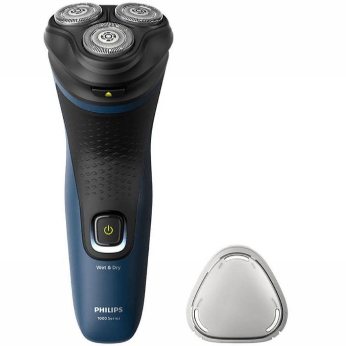Philips Wet and Dry S1151 Afeitadora Eléctrica con Batería en Malibú Azul Philips Wet and Dry S1151 Afeitadora Eléctrica con Batería en Malibú Azul